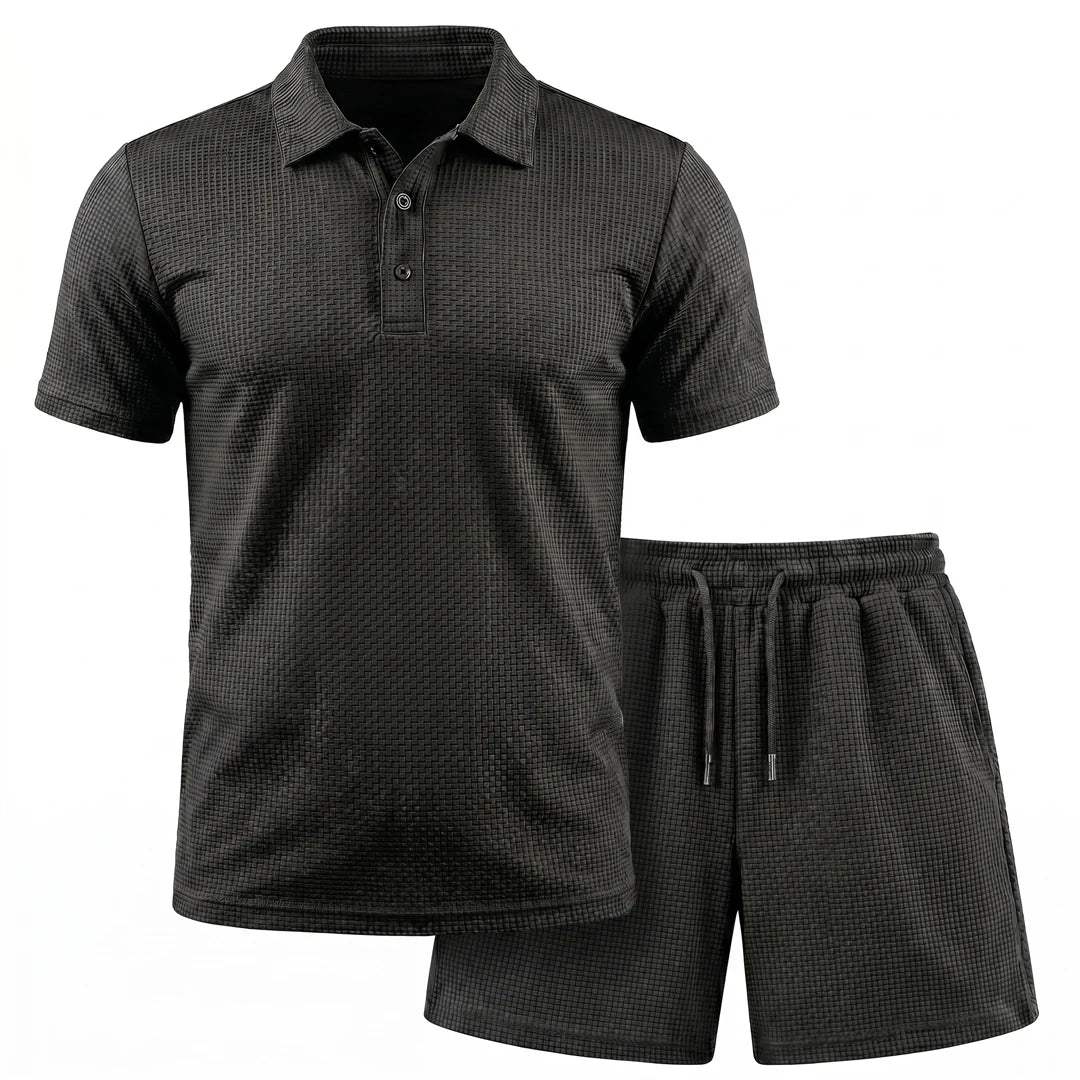 Set – Men’s Ultra Comfortable Shorts and Polo Shirt