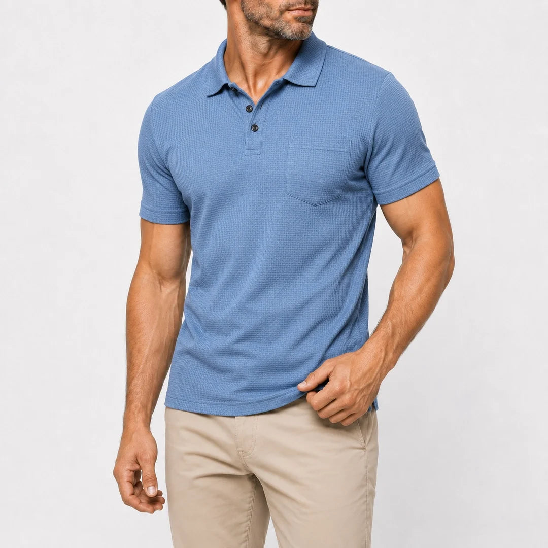 Men's Ultra Comfortable Pocket Polo Shirt