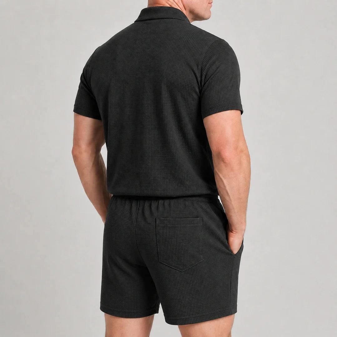 Set – Men’s Ultra Comfortable Shorts and Polo Shirt