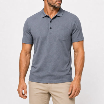 Men's Ultra Comfortable Pocket Polo Shirt