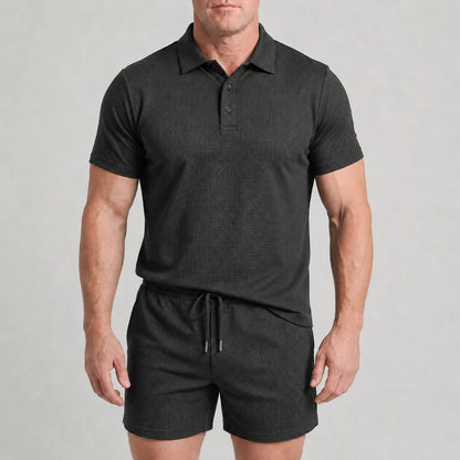 Set – Men’s Ultra Comfortable Shorts and Polo Shirt
