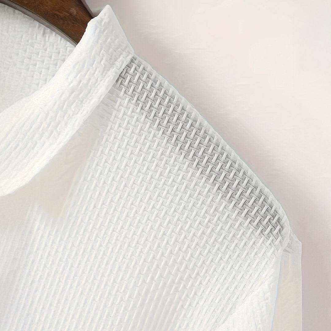 Men's Ultra Comfortable Long Sleeve Polo Shirt