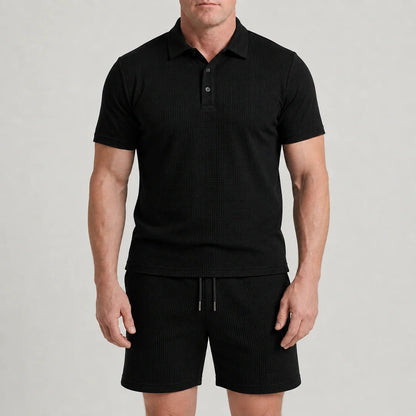 Set – Men’s Ultra Comfortable Shorts and Polo Shirt