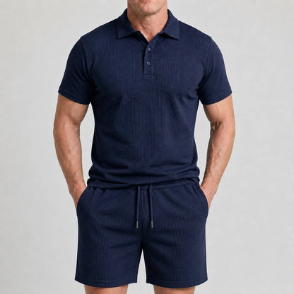 Set – Men’s Ultra Comfortable Shorts and Polo Shirt