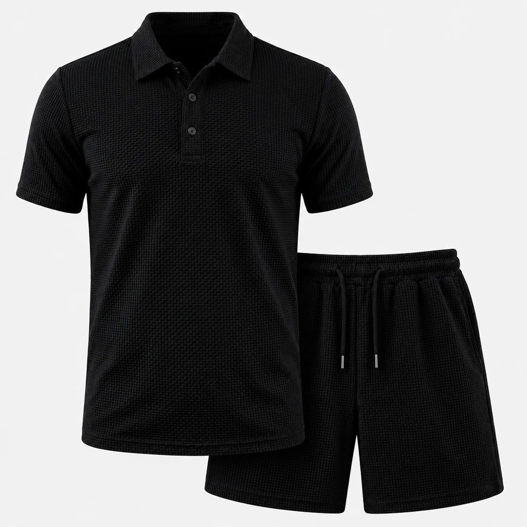 Set – Men’s Ultra Comfortable Shorts and Polo Shirt
