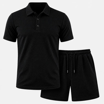 Set – Men’s Ultra Comfortable Shorts and Polo Shirt