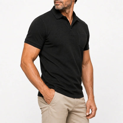 Men's Ultra Comfortable Pocket Polo Shirt