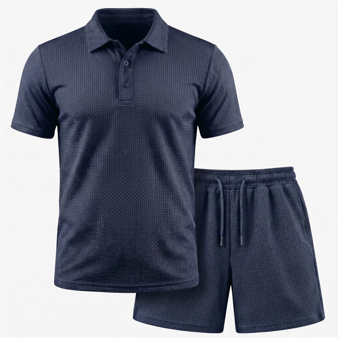 Set – Men’s Ultra Comfortable Shorts and Polo Shirt