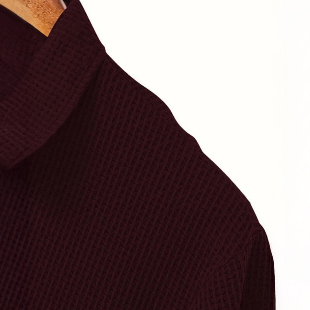 Men's Ultra Comfortable Long Sleeve Polo Shirt